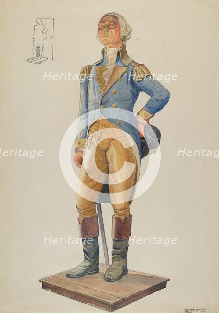 George Washington, c. 1936. Creator: Edward Grant.