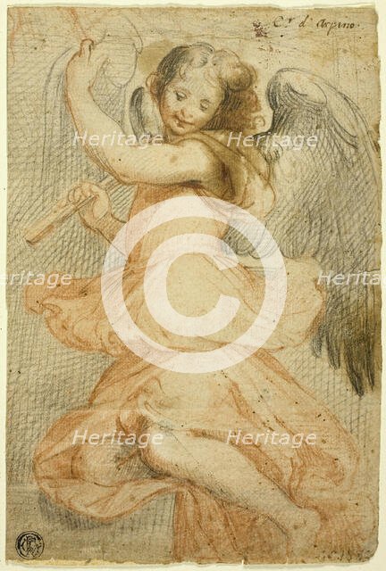 Angel Holding a Flute, 1580. Creator: Unknown.