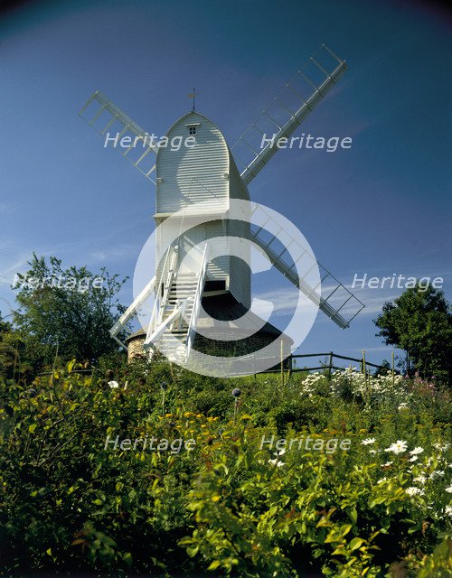 Finchingfield Windmill, Essex, 1988. Artist: Unknown