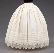 Petticoat, American, 1855-65. Creator: Unknown.
