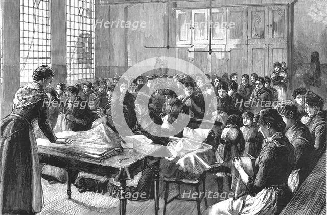 'The Labour Test : Needlework', 1886.  Creator: Unknown.