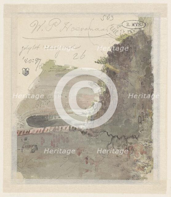 Ruin, 1828-1863. Creator: Gysbertus Craeyvanger.