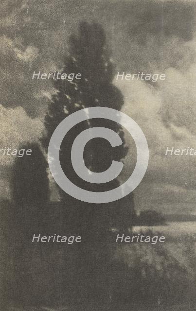 Camera Work: Poplars and Clouds, 1906. Creator: Hans Watzek (Austrian, 1848-1903).