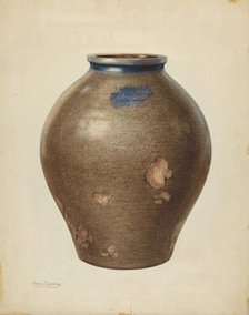 Vase, c. 1940. Creator: Charles Caseau.