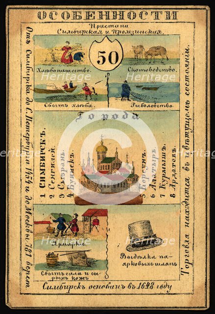 Simbirsk Province, 1856. Creator: Unknown.