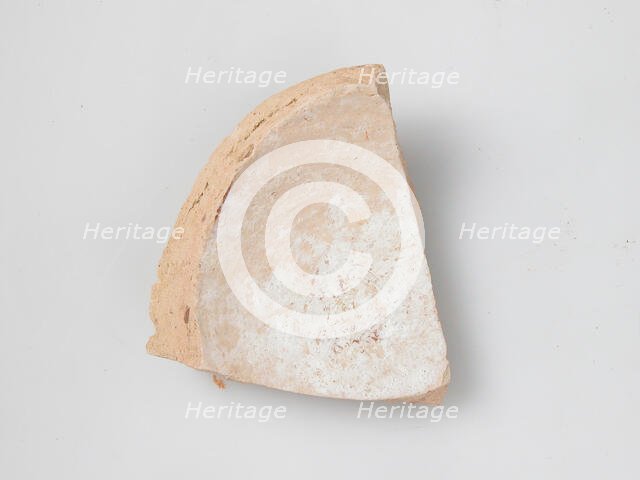 Pottery Fragment, Coptic, 4th-7th century. Creator: Unknown.