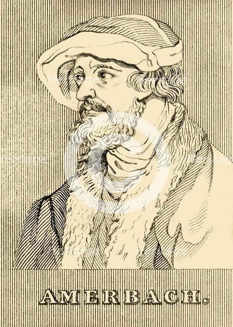 'Amerbach', (1440-1513), 1830. Creator: Unknown.