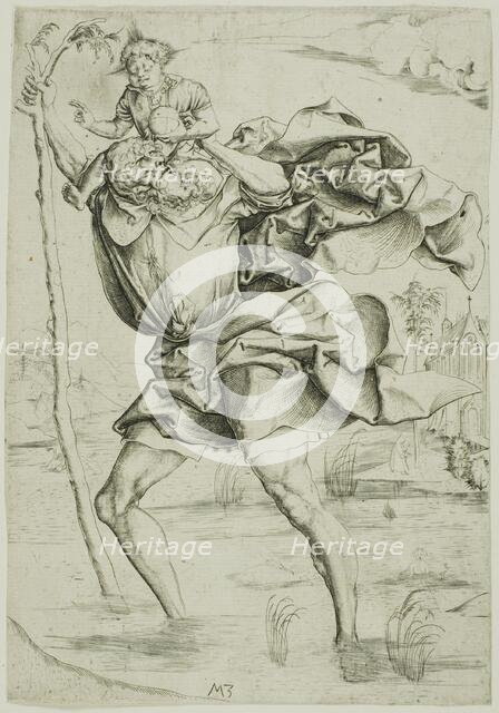 Saint Christopher, c. 1500. Creator: Master MZ.