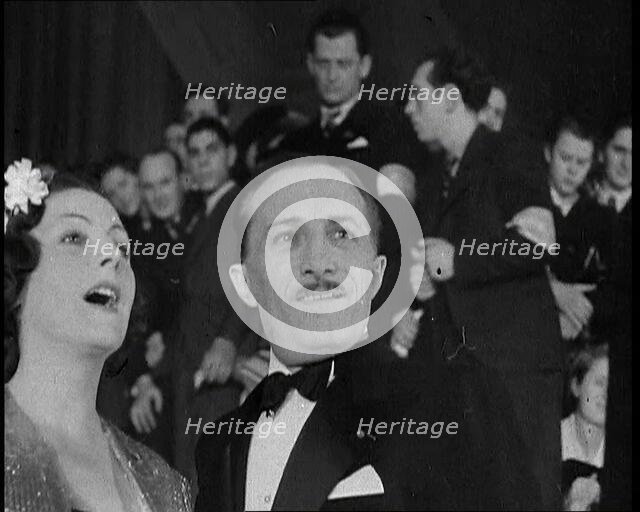 People Watching Nightclub Entertainment, 1930s. Creator: British Pathe Ltd.