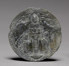 Pilgrim's Medallion with Saint Symeon the Younger, c. 1100. Creator: Unknown.