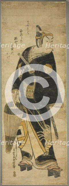 The Actor Ichikawa Ebizo I as Sukeroku, c. 1749. Creator: Okumura Masanobu.