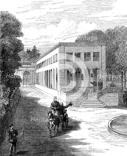 Trianon-sous-Bois, where Marshal Bazaine is detained a prisoner, 1873. Creator: Unknown.