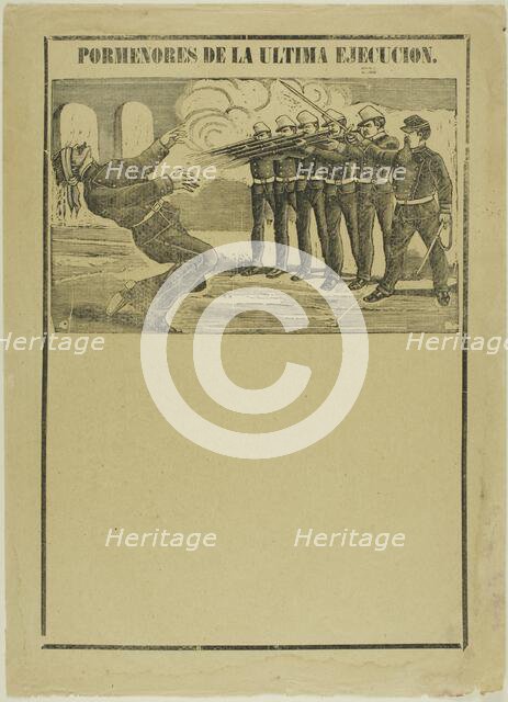 Details of the Latest Execution, n.d. Creator: José Guadalupe Posada.