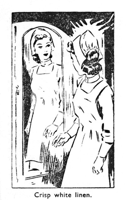 'Crisp white linen', 1940. Artist: Unknown.