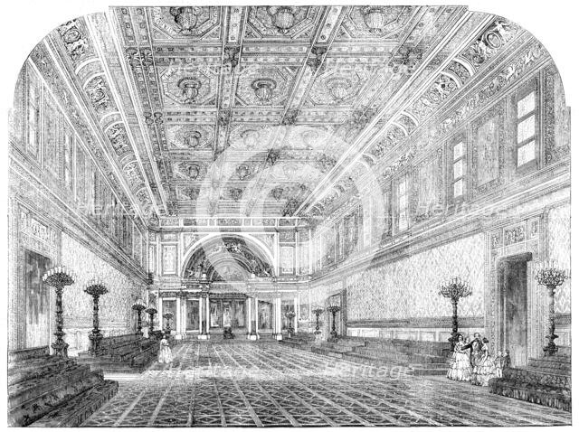 The New State Ball-Room at Buckingham Palace, 1856.  Creator: Unknown.