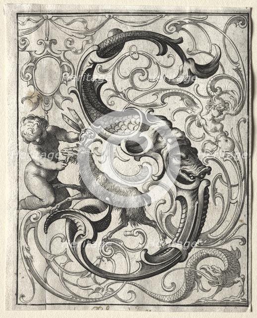 New ABC Booklet: S, 1627. Creator: Lucas Kilian (German, 1579-1637).