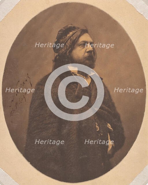 Théophile Gautier, ca. 1856. Creator: Nadar.