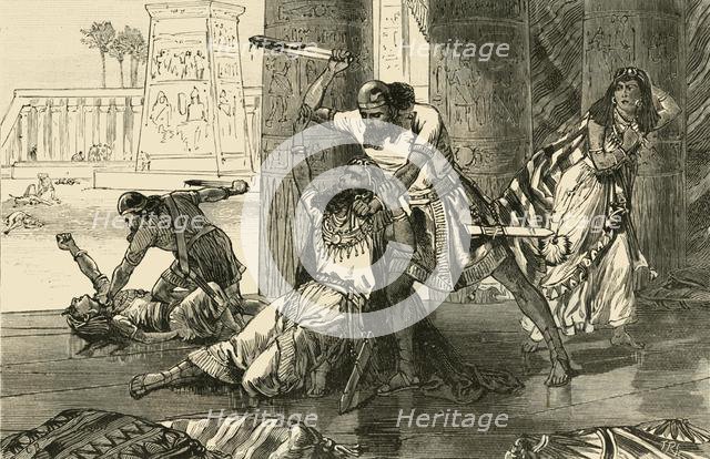 'Massacre of the Hivites by Simeon and Levi', 1890.   Creator: Unknown.