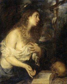 The Penitent Mary Magdalene, 1661. Creator: Mateo Cerezo the Younger.