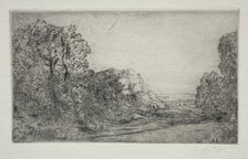 Landscape: Sunrise. Creator: Alphonse Legros (French, 1837-1911).