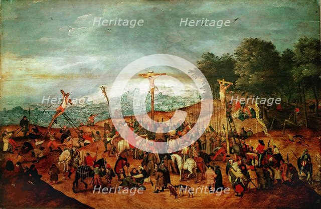 The Crucifixion, 1617. Creator: Brueghel, Pieter, the Younger (1564-1638).