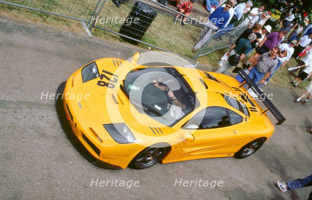 McLaren F1 GTR 1995 Le Mans winner,1996 Goodwood festival. Artist: Unknown.