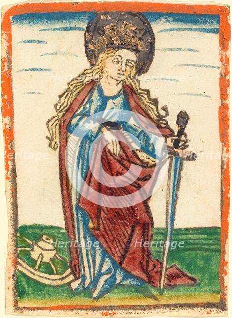 Saint Catherine, c. 1480. Creator: Unknown.