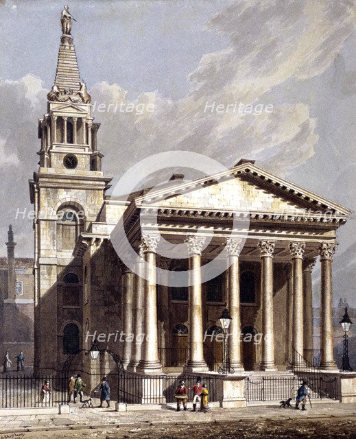 St George, Bloomsbury, Holborn, London, 1811. Artist: George Shepherd