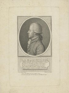 Louis-Alexandre de La Rochefoucauld, Duc d'Enville (1743-1792), 1790s. Creator: Vérité, Jean-Baptiste (1756-1837).