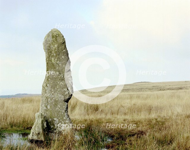 The Long Stone, Challacombe, Exmoor, Devon, 1999. Artist: EH/RCHME staff photographer