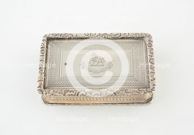 Snuffbox, Birmingham, c. 1898/99. Creator: George Unite.