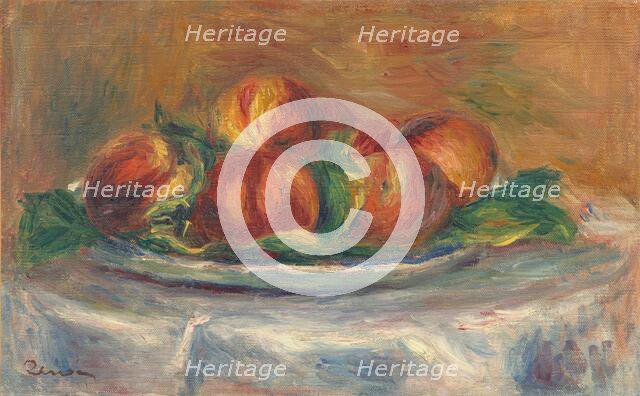 Peaches on a Plate, 1902/1905. Creator: Pierre-Auguste Renoir.