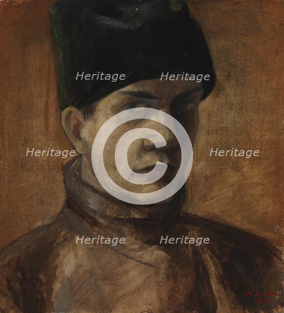 Self-Portrait, 1918. Creator: Henry Ericsson.