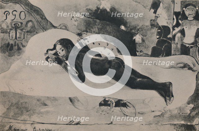 'Manao Tupapau (The Spirit of the Dead Watches)', c.1892, (1946). Artist: Paul Gauguin.