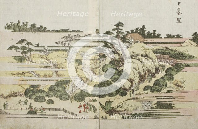 Nippori, c1802. Creator: Hokusai.