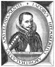 Jacob van Heemskerk, Dutch naval officer and explorer, c1595. Artist: Unknown