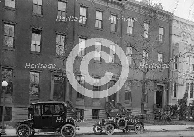 Committee On Public Information - Exterior of Quarters On Jackson Place, 1917. Creator: Harris & Ewing.