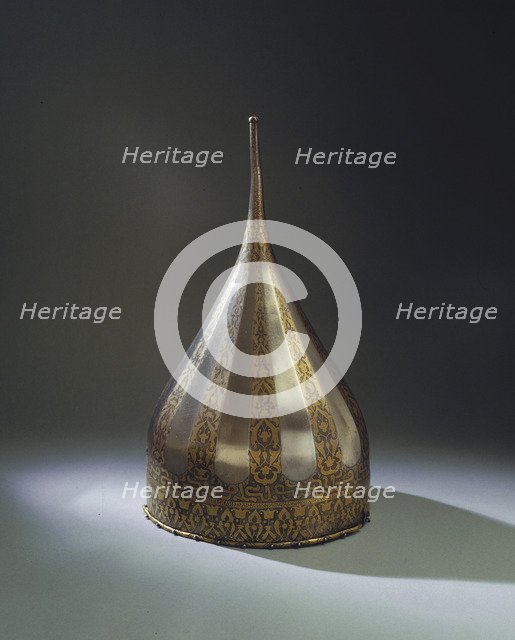 Helmet of the Tsar Ivan IV, before 1547. Artist: Ancient Russian Art  