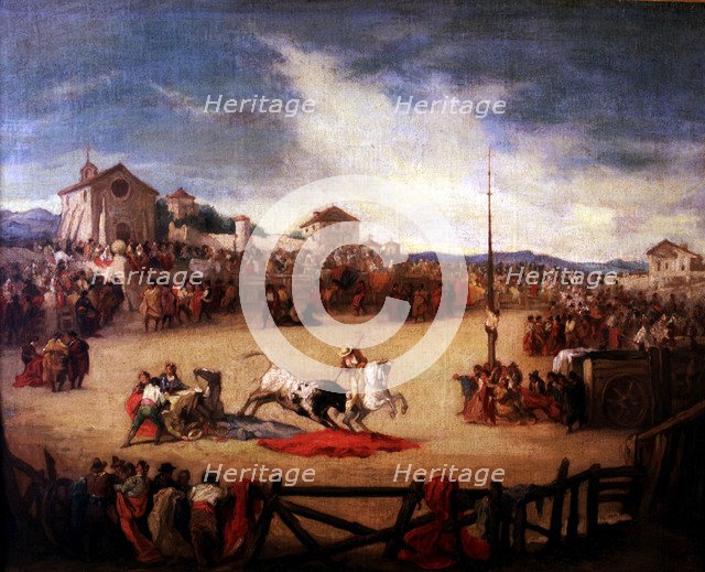  'Bullfighting', by Eugenio Lucas Padilla.