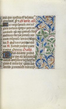 Book of Hours (Use of Rouen): fol. 54r, c. 1470. Creator: Master of the Geneva Latini (French, active Rouen, 1460-80).