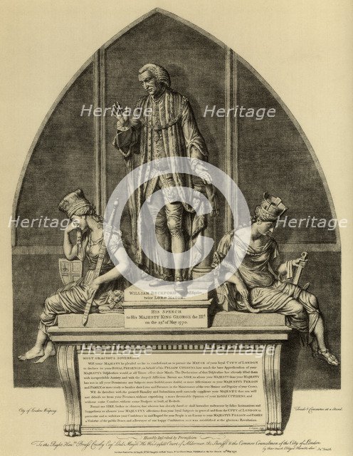 William Beckford and his speech to King George III, 1770 (1886). Artist: Unknown