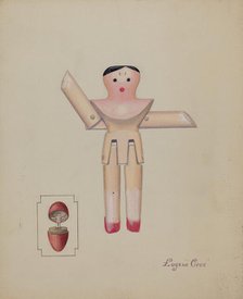 Doll in the "Thimble Holder", c. 1937. Creator: Eugene Croe.