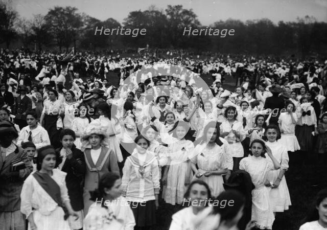 Public school athletic league - Central Park, between c1910 and c1915. Creator: Bain News Service.