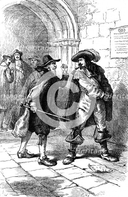 Randolph threatened, c17th century (c1880). Artist: Unknown