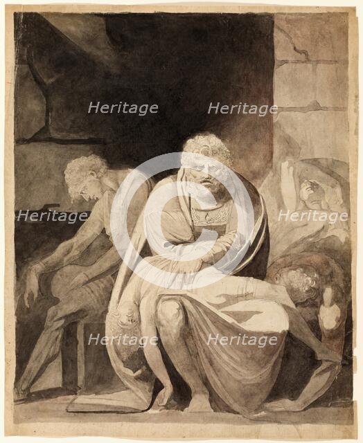 Ugolino and His Sons Starving to Death in the Tower, 1806. Creator: Henry Fuseli.