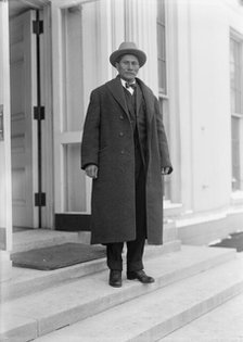 Hollow Horn Bear, Jr. at White House, 1914. Creator: Harris & Ewing.