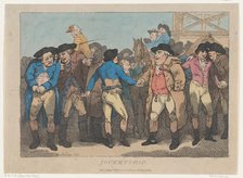 Jockeyship, July 1, 1802., July 1, 1802. Creator: Thomas Rowlandson.