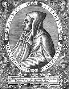 Albertus Magnus (c1200-1280) German-born Dominican friar, late 16th century. Artist: Unknown