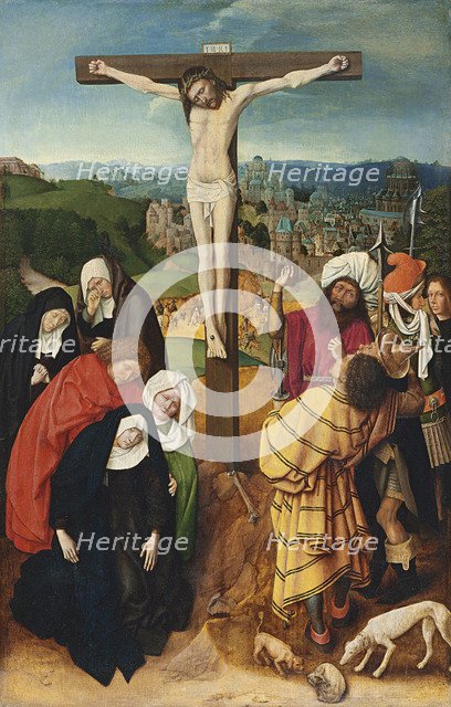 The Crucifixion. Artist: David, Gerard (ca. 1460-1523)