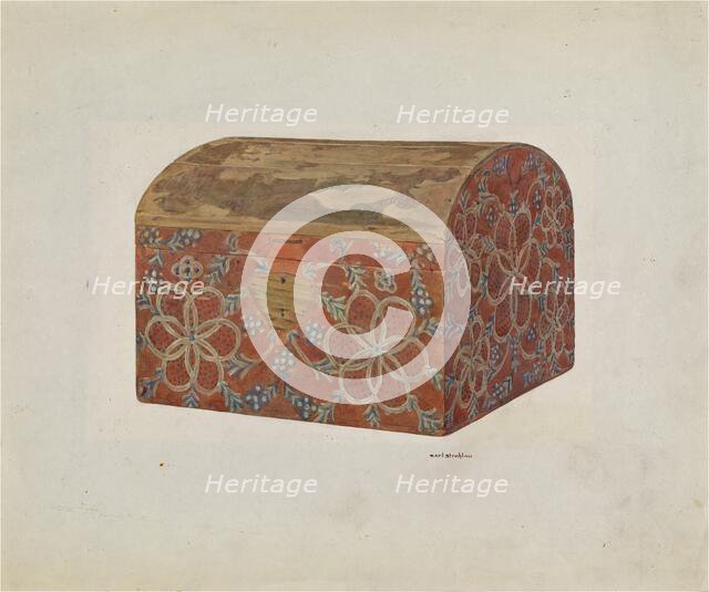 Pa. German Chest, c. 1940. Creator: Carl Strehlau.